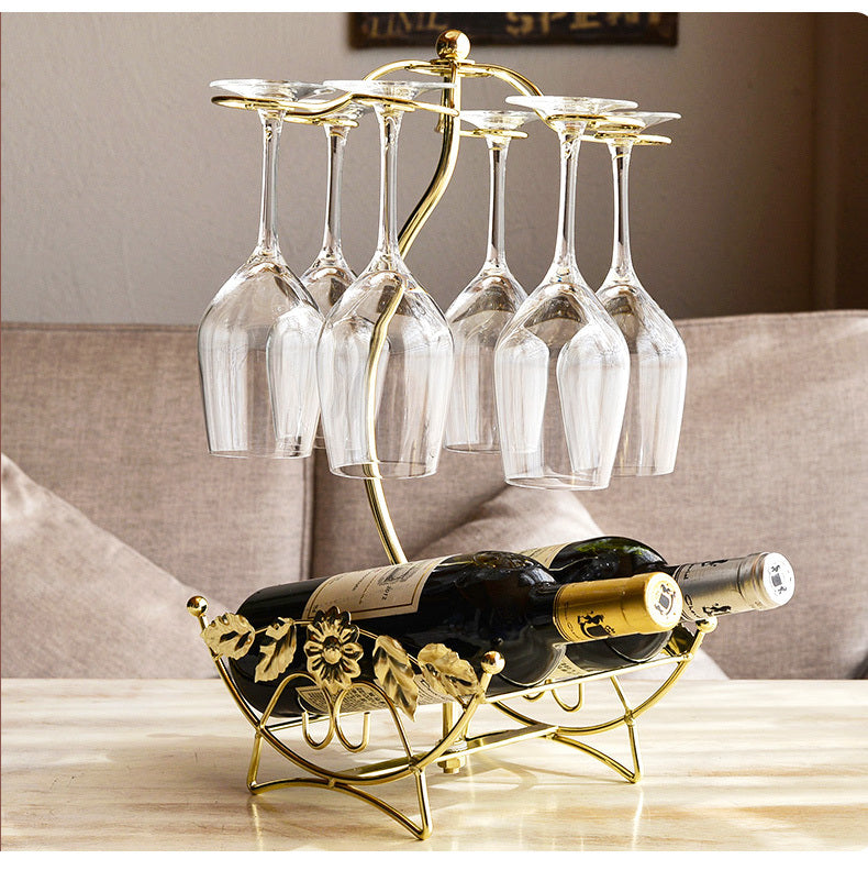 European wine rack decoration creative wine bottle