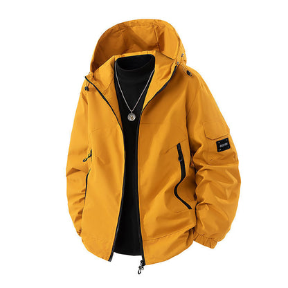 Brand Loose Cargo Windproof Jacket