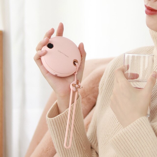 Compatible With , Hand Warmer Heater Poverbank 5000mAh Powerbank Portable Charger For Samsung11 X Xiaomi Power Bank With Digital Display