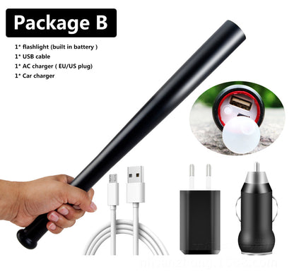 Powerbank Led Bulbs Flashlight Torch Built In 18650 Rechargable Battery