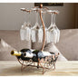 European wine rack decoration creative wine bottle