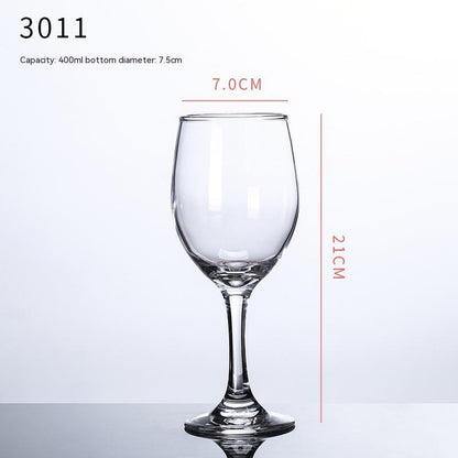 Transparent Red Wine Glass Goblet Wine