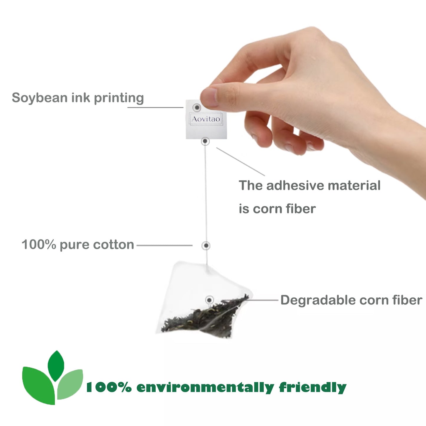 Detox Cleanse Tea Natural Herbal Tea Bags Oolong Leaf For Lung Cleanse Congestion Relief Herbal Detox Caffeine-Free Non-GMO Organic For Gut Health Immune Boost