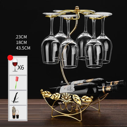 European wine rack decoration creative wine bottle