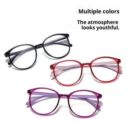 High Quality Round Frame Reading HD Anti-fatigue Ultralight Presbyopic Glasses