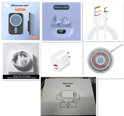 Power Bank Magsafe Magnetic Wireless Charger 5000 MA