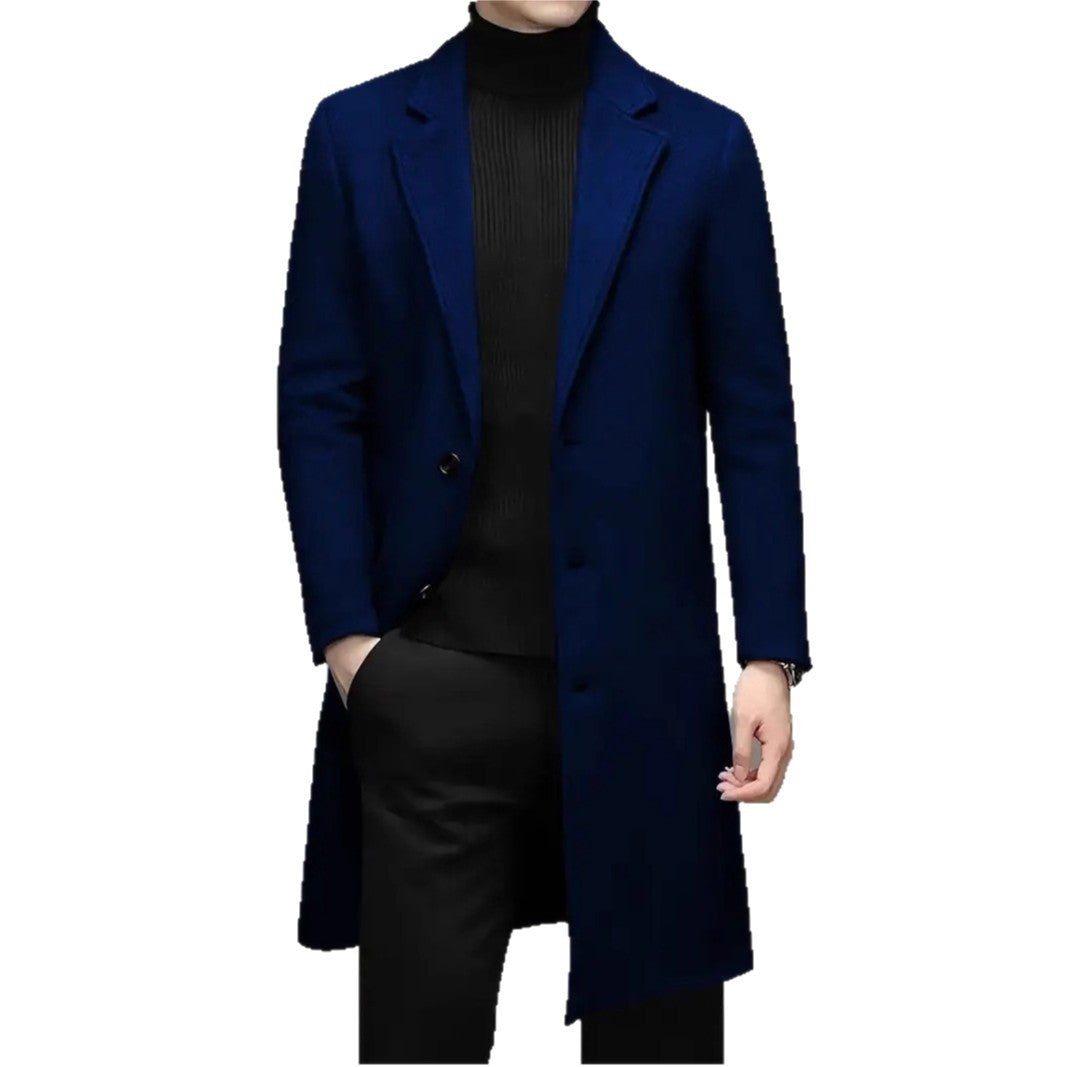 Men's Fashion Casual Slim-fit Woolen Coat