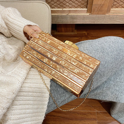 Women's High-end Patch Acrylic Evening Bag