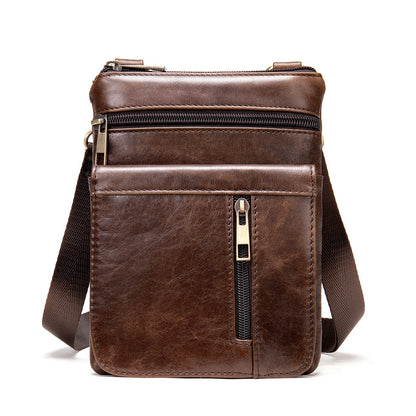 Men's Shoulder Bag Men's Real-leather Bag Casual Pouch