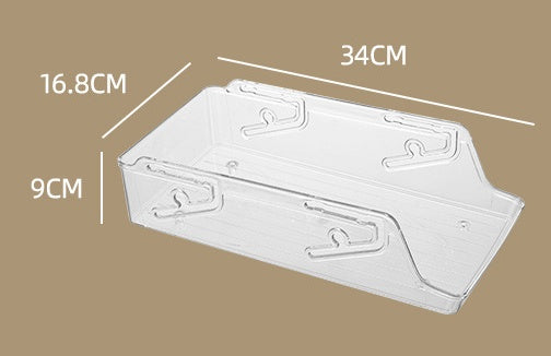 Double-layer Refrigerator Storage Box Drinks Automatic Rolling Household Beer Cola Cans Finishing Box Storage Rack