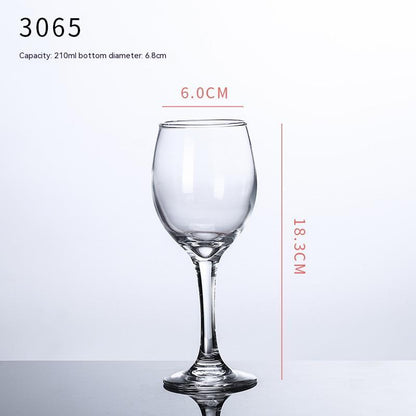 Transparent Red Wine Glass Goblet Wine