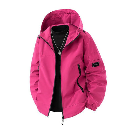 Brand Loose Cargo Windproof Jacket
