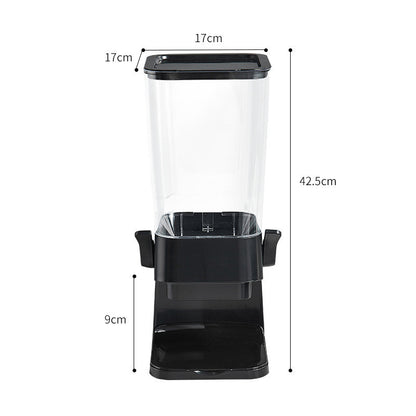 Countertop Cereal Dispenser Indispensable Dry Food Dispenser Countertop Cereal Container For Candy Dispenser Large Capacity Food Kitchen Gadgets