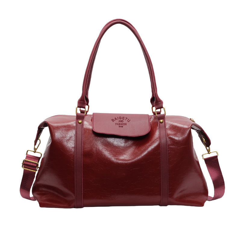 Sports Shoulder Bag Dry Wet Separation Gym Bag Simple Hand-held Luggage Bag