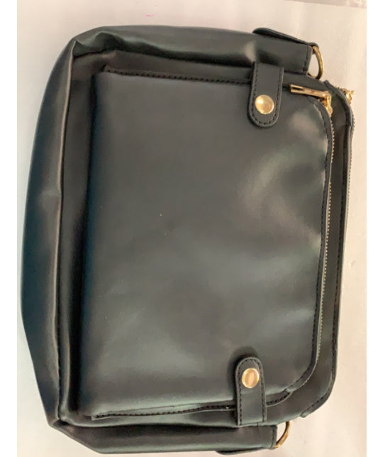 European And American Retro Three-layer Leather Messenger Bag