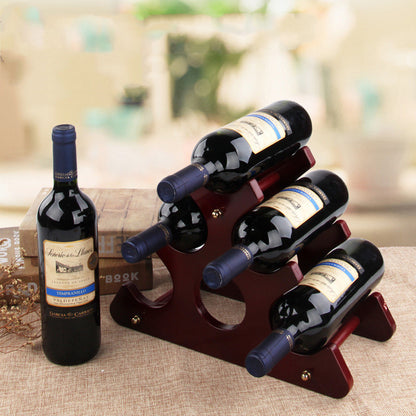 Wooden Wine Rack Decoration European Creative Wine Rack Wine Glass Rack