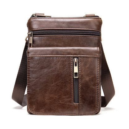 Men's Shoulder Bag Men's Real-leather Bag Casual Pouch