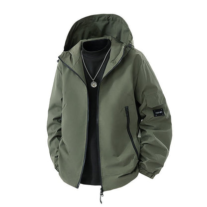 Brand Loose Cargo Windproof Jacket